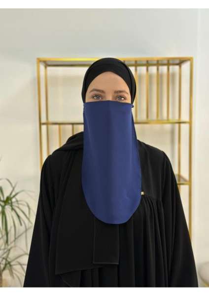 Iç Pece Baglamalı ,hijab ,nikap Indigo Mavısı modelleri