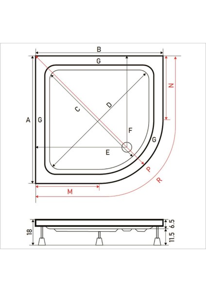 Violet Oval Duş Teknesi (Sifon Sağda), Panelli fırsatları