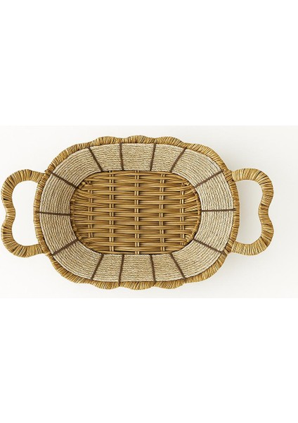 Noah Exclusıve Oval Hasır Ekmek SEPETİ-27CM X18 cm x 7 cm fırsatları