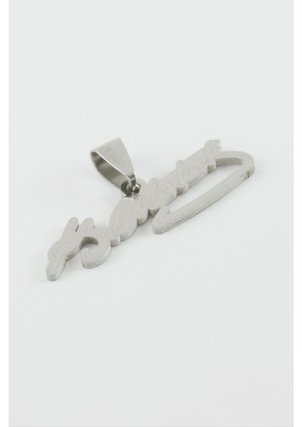 Atatürk Çelik Kolye Ucu 3,5 cm