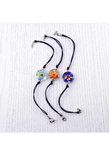 Çiçek Cam Bileklik