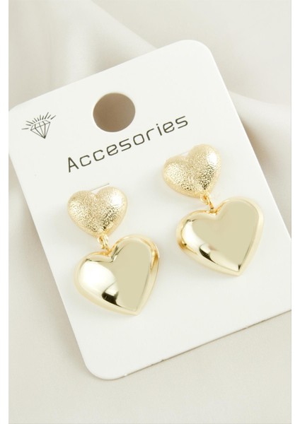 Kalp Trend Metal Küpe