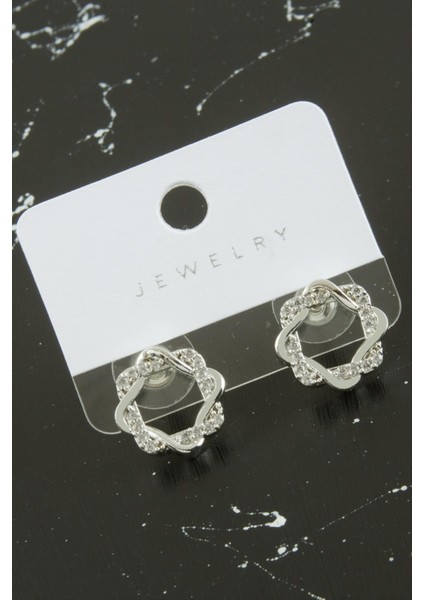 Sargılı Zirkon Taşlı Küpe