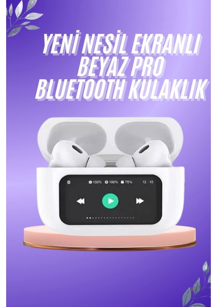 Dokunmatik Ekranlı Anc/enc Yeni Nesil Pro Bluetooth Kulaklık Dokunmatik Ekran - MCT3063-5287 fiyatları