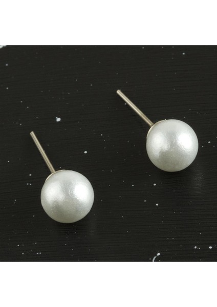 Top Incili Küpe 8 mm