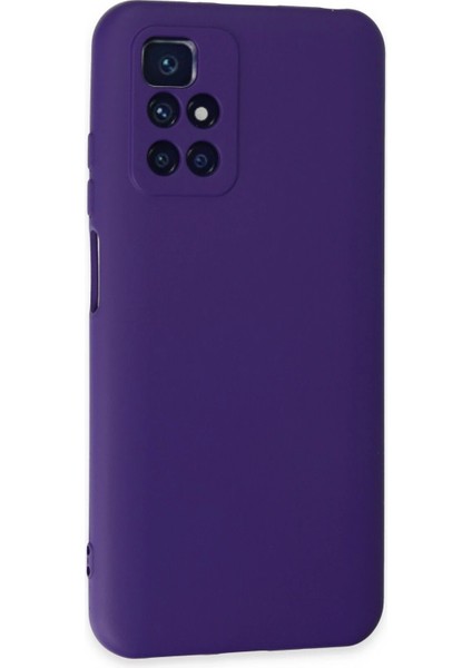CPT16 Xiaomi Redmi 10 2022 Kılıf Nano Içi Kadife Silikon - Mor fiyatları