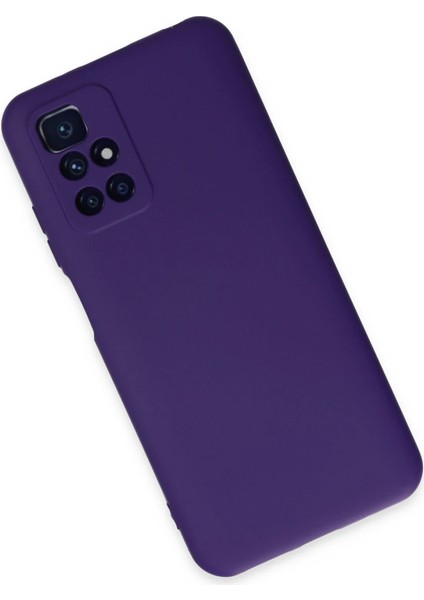 CPT16 Xiaomi Redmi 10 2022 Kılıf Nano Içi Kadife Silikon - Mor modelleri