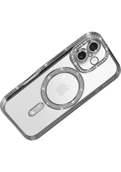 CPT16 Apple iPhone 17 Joke Simli Magneticsafe Kılıf - Gümüş fırsatları