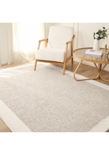 7/24 Iskandinav Premium Arona Beyaz Salon Mutfak Halısı Yolluk