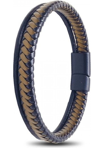 Çift Renk Çoklu Deri Bileklik 9593B5D4