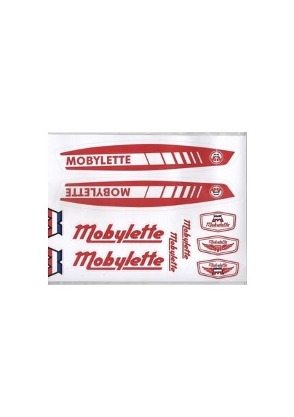 A4 Çıkartma Mobilet Kırmızı Üniversal Etiket Seti