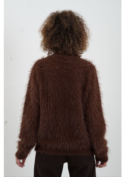 Kahve Sakallı Düğmeli Hırka fırsatları