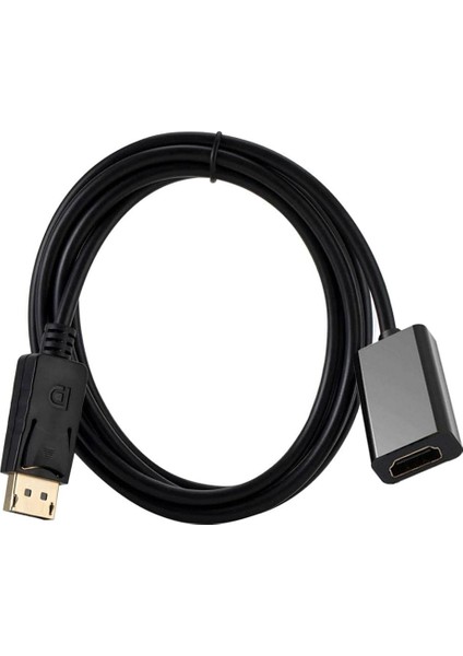 Display Port Erkek To Hdmı Dişi Çevirici Kablo Dp-Hdmi Kablo 2m