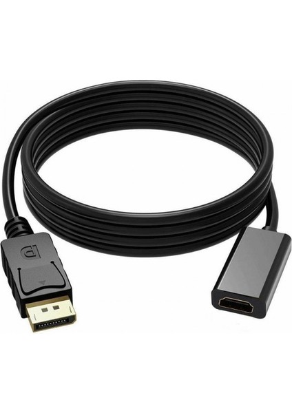 Display Port Erkek To Hdmı Dişi Çevirici Kablo Dp-Hdmi Kablo 2m indirimleri