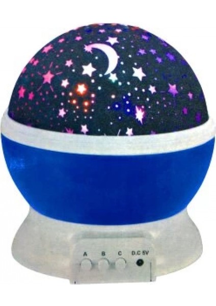 Star Master Pilli Dönerli Gece Lambası (K95)