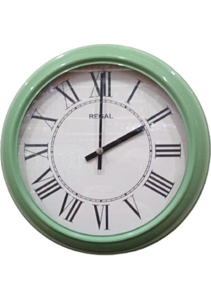 4290 Hwr Özel Seri Metal Kasa Akar Sessiz Saniyeli Duvar Saati