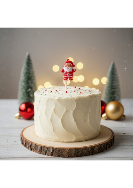 5 Adet Noel Baba Pasta Süsü Seti - Yılbaşı Cupcake Topper ve Kek Dekorasyon Figürleri fiyatları