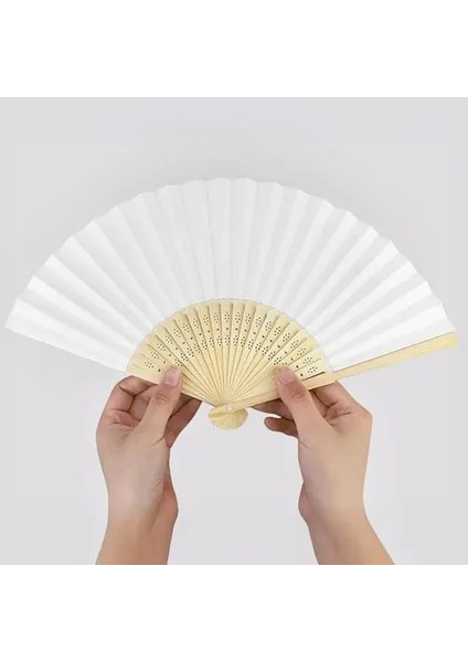 Ahşap Beyaz Kağıt Yelpaze fiyatları