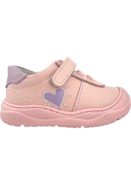 Heart Kız Çocuk Ilk Adım Ayakkabısı Pudra