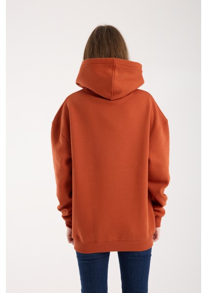 Kadın Kabartma Baskılı Oversize Sweatshirt fırsatları