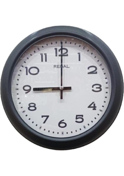 4290 Bw Özel Seri Metal Kasa Akar Sessiz Saniyeli Duvar Saati