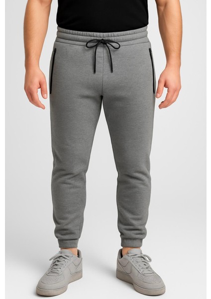 Erkek Gri Melanj Eşofman ALTI-P2118