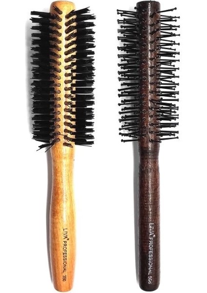 Liva Professıonal Saç ve Fön Fırçası 2'li Set 350 ve 506