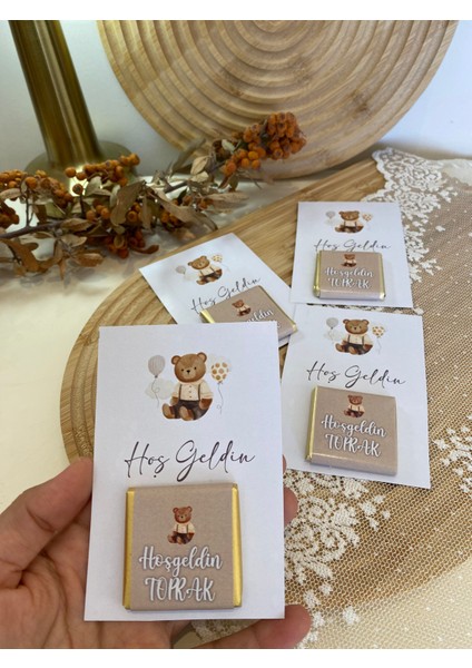 Kişiye Özel Bebek-Nikah-Söz-Özel Günler Çikolatası-40 Adet-Kutusuz modelleri