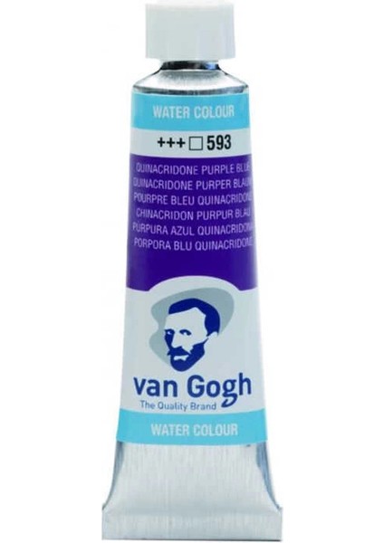 Van Gogh 10 Ml. Tüp Sulu Boya 593 Quinacridone Purple Blue