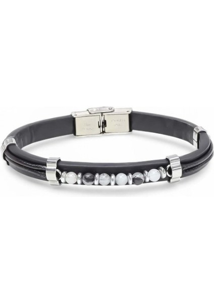 Akik Damarlı Taşlı Deri Bileklik 9591G6D1M fiyatları