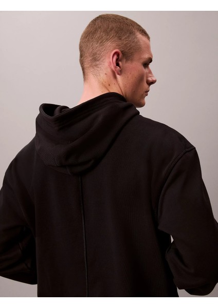 Logolu Pamuklu Regular Fit Kapüşonlu Sweat LVGMF5W302UB1 Erkek Sweat LVGMF5W302 Ub1