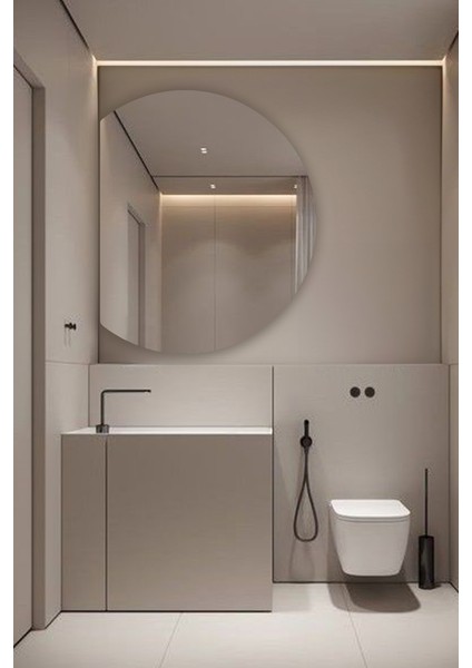 Premium Şık ve Zarif Ahşap Çerçeveli Dekoratif Ayna Modern Tasarım Duvar Aynası Banyo Aynası fiyatları