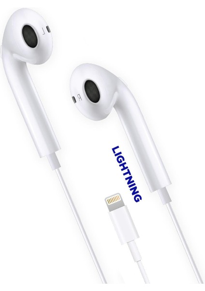 PBS226 Lightning Kablolu Kulak Içi Kulaklık Beyaz