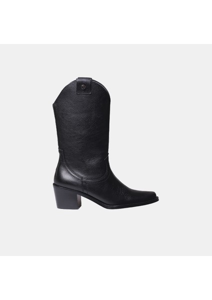 Kadın Bot Ubeda Toni Pons Leather Cowboy Ankle Boots Wıth Heel