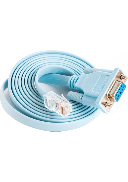 RJ45 To RS232 Seri Com Port Cisco Consol Kablo