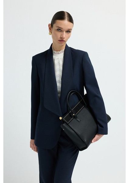 Çizgili Ceket C.lacivert 11944248001