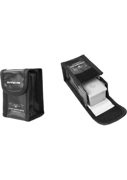 Sunnylıfe AIR2-DC255 Djı Air 2s/mavic Air 2 Için Patlamaya Dalı 1 Pil Güvenlik Saklama Çantası Lityum Pil Koruyucu Kılıf (Yurt Dışından) modelleri