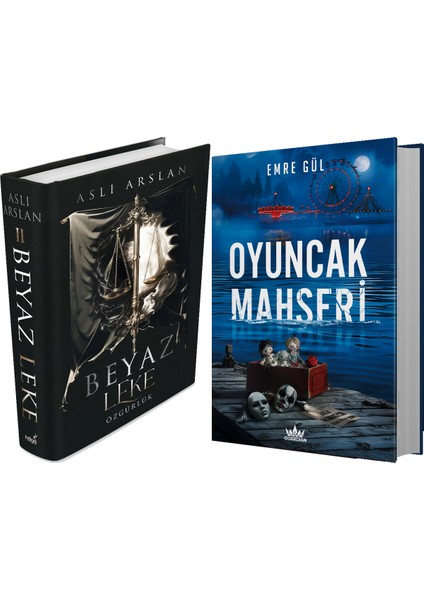 Oyuncak Mahşeri Ciltli ve Beyaz Leke 2 Özgürlük Ciltli Aslı Arslan 2li Set
