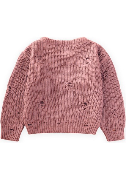 Selanik Triko Kazak 2-8 Yaş Gül Kurusu fiyatları