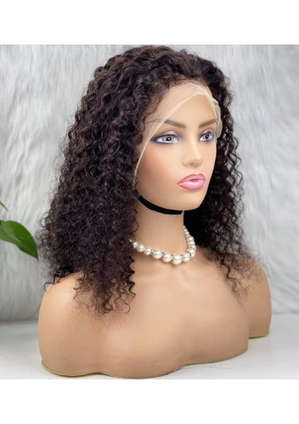 Gerçek Front Lace Tül Peruk / Kabarık Dalga / Doğal 50/55CM modelleri