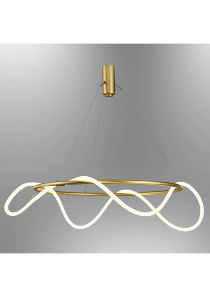 Ledli Yumuşak Boru Yuvarlak Modern Avize fiyatları