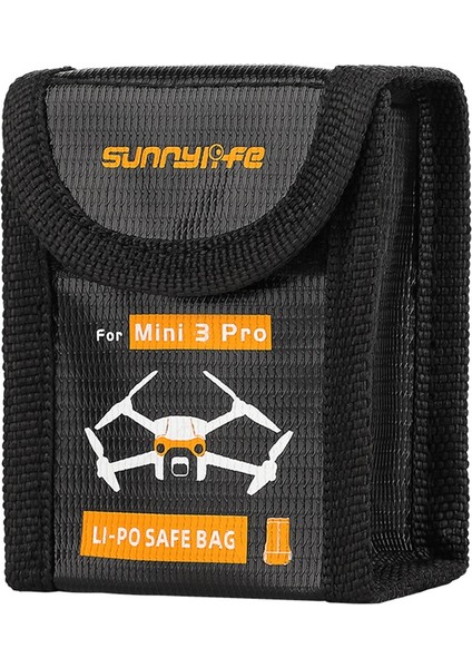 Djı Mini 3 Pro Için Sunnylıfe MM3-DC384 1 Pil Kapasitesi Pil Depolama Patlamaya Dalı Çanta Pil Güvenli Çanta (Yurt Dışından)