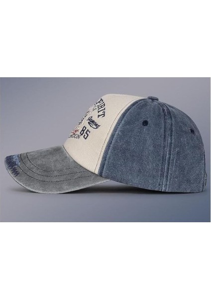Kurt Nakışlı Vintage Eskitme Pamuklu Kot Şapka fiyatları