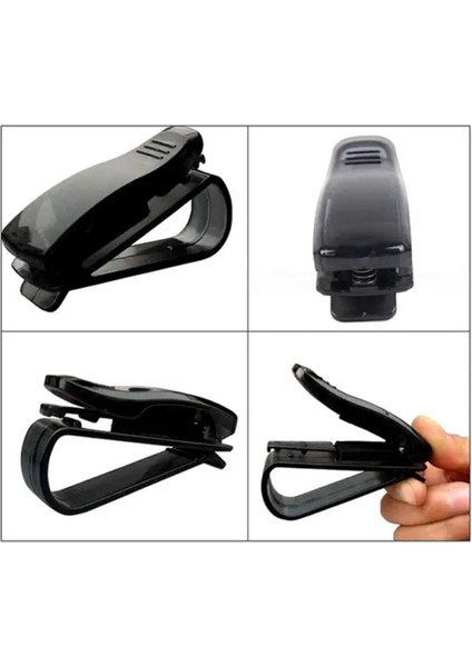 Araba Gözlük Tutucu Klips Araba Aksesuarları Oto Gözlük Güneş Gözlüğü Tutacağı Cn