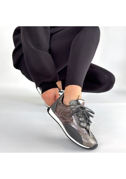 Ranu Premium Platin Paraşüt Detaylı Kadın Spor Ayakkabı fırsatları