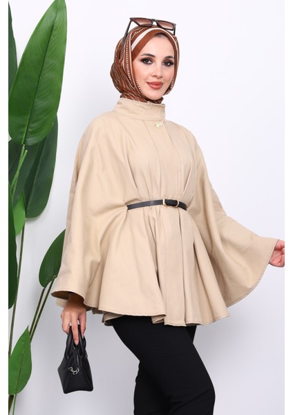 Bej Kemerli Gabardin Panço modelleri
