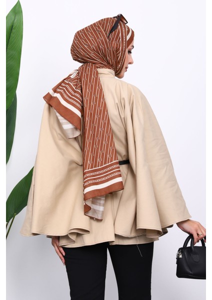 Bej Kemerli Gabardin Panço fırsatları