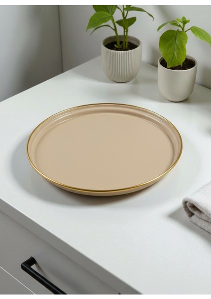 Emaye Yuvarlak Sunum ,fırın Tepsisi