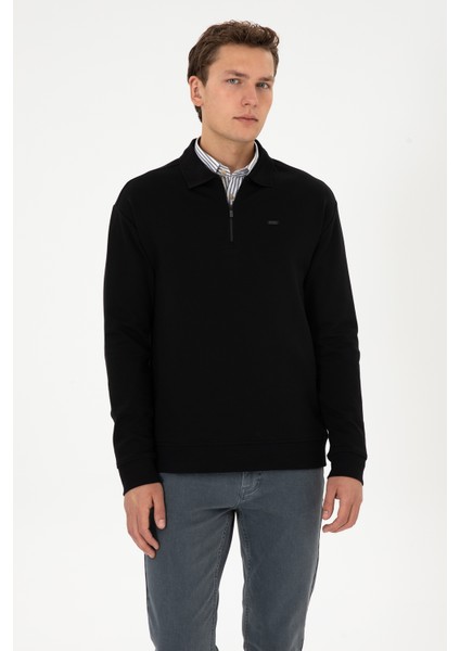 Erkek Siyah Sweatshirt 50316484-VR046