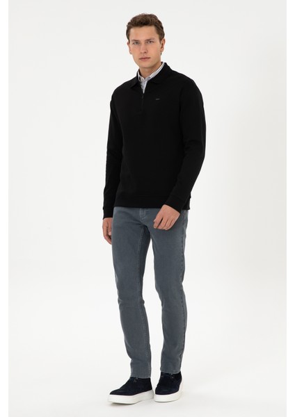 Erkek Siyah Sweatshirt 50316484-VR046 fırsatları